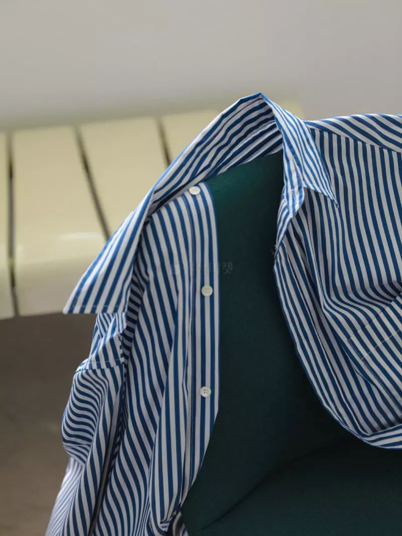 Paper Moon - Korean Women Fashion - #momslook - Twist Color Poplin Shirt - 11