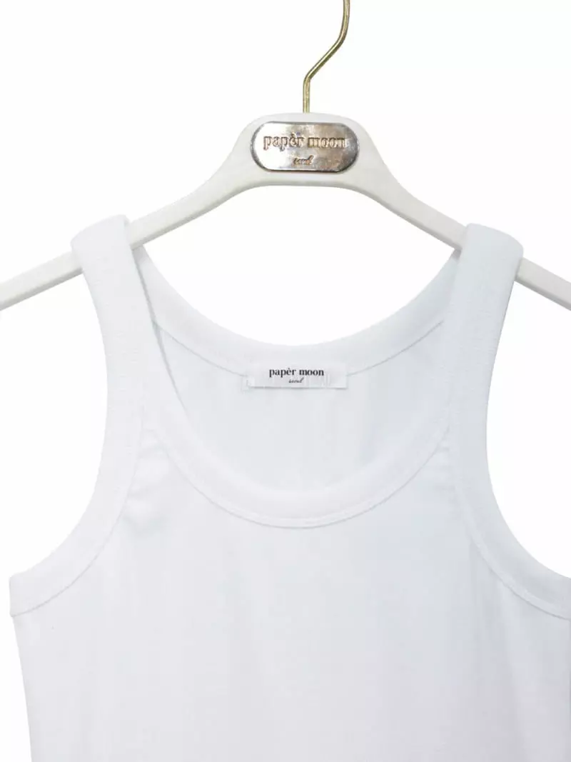Paper Moon - Korean Women Fashion - #pursuepretty - Sleeveless Rib Tank Top - 6