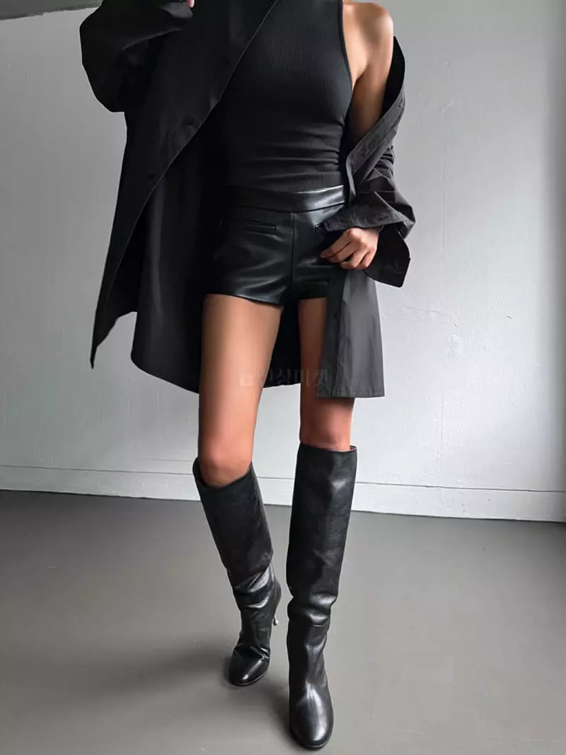 Paper Moon - Korean Women Fashion - #restrostyle - Unbalance Detail Oversize Button Shirt - 10