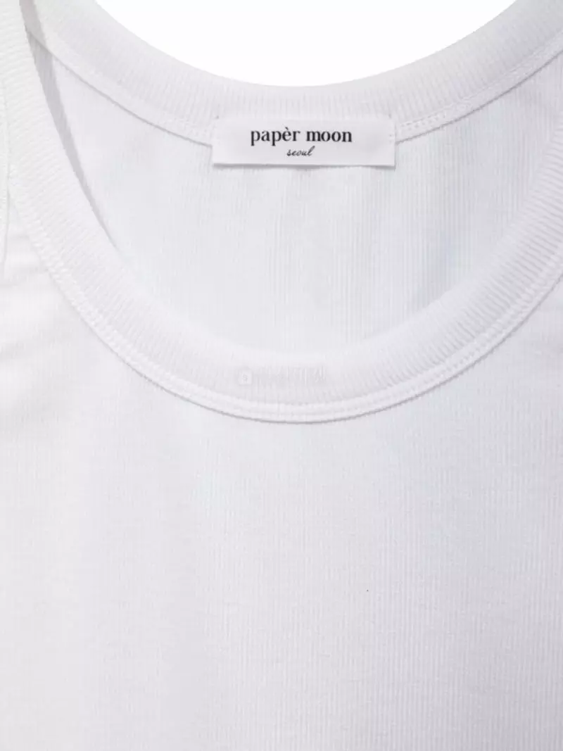 Paper Moon - Korean Women Fashion - #romanticstyle - Sleeveless Rib Tank Top - 8
