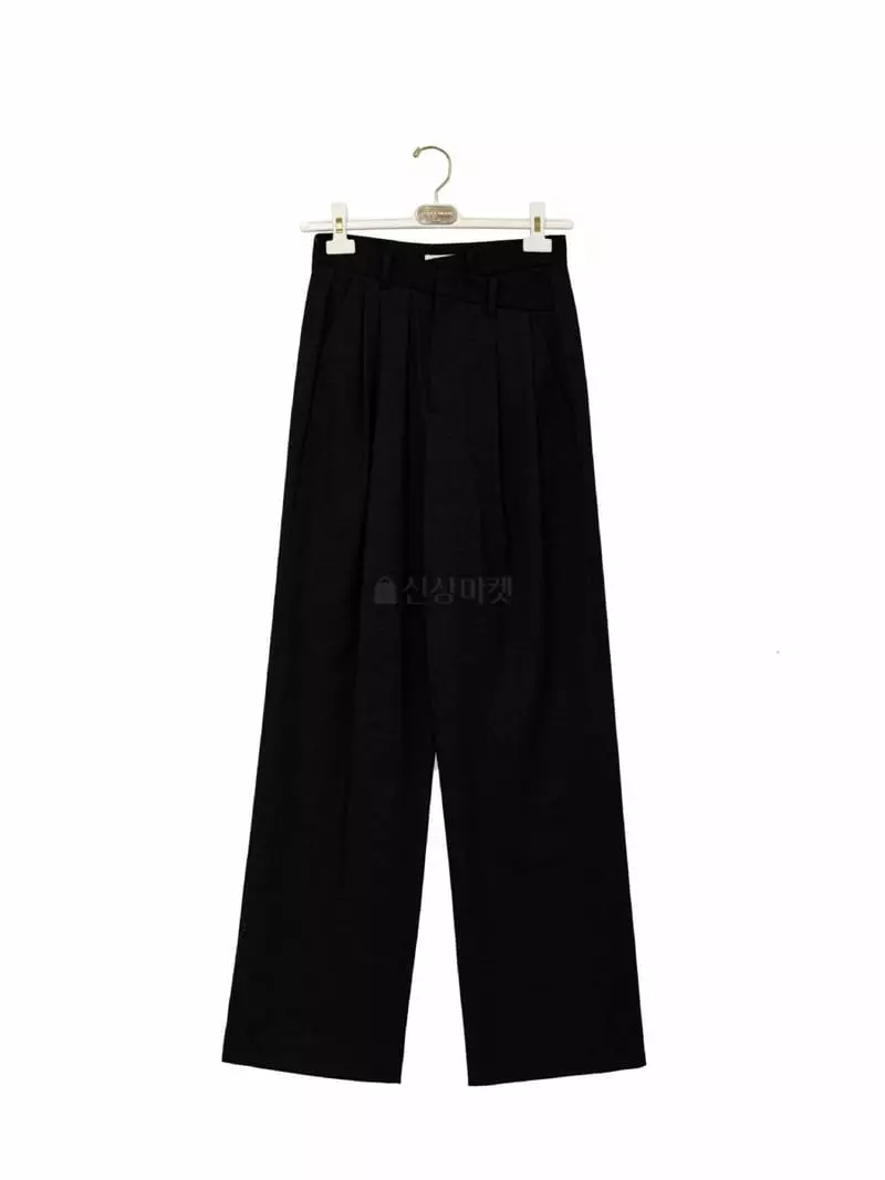 Paper Moon - Korean Women Fashion - #romanticstyle - Pintuck Wide Pants - 3