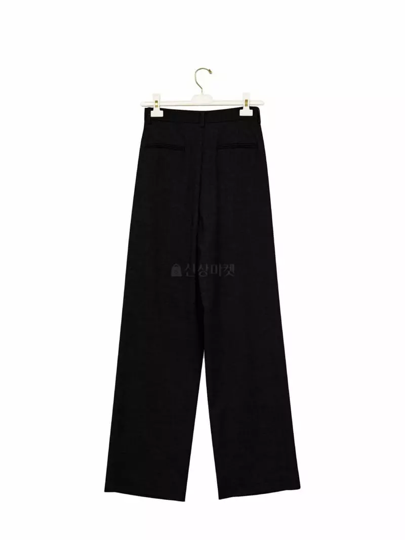 Paper Moon - Korean Women Fashion - #romanticstyle - Pintuck Wide Pants - 4