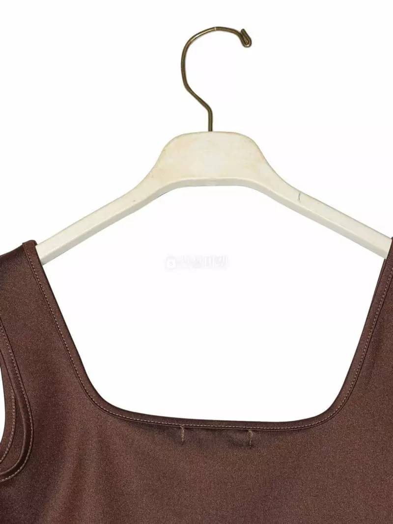 Paper Moon - Korean Women Fashion - #thatsdarling - Square Neck Line Crop Tank Top - 8