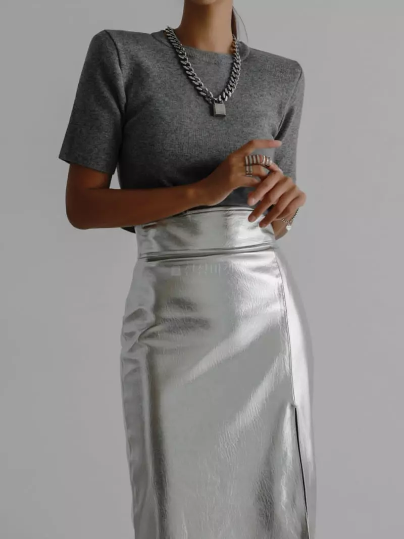 Paper Moon - Korean Women Fashion - #thelittlethings - Pad Shoulder Knit Top - 5