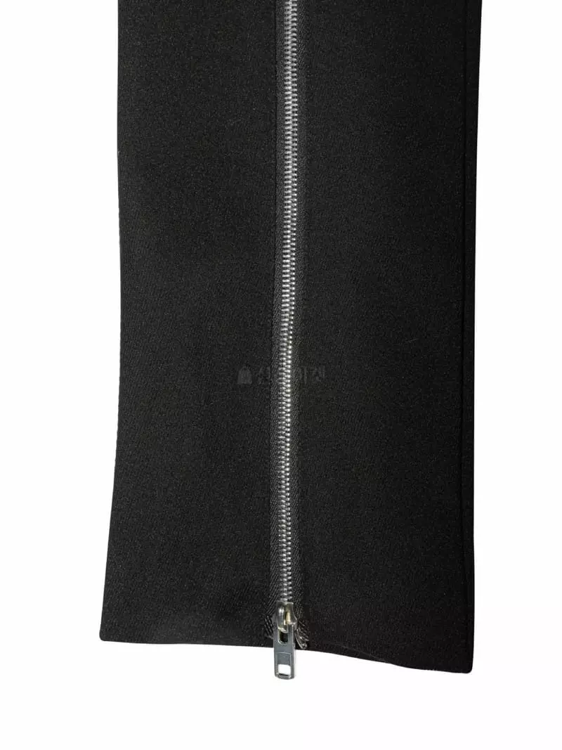 Paper Moon - Korean Women Fashion - #vintageinspired - Luxe Zipper Detail Pants - 9