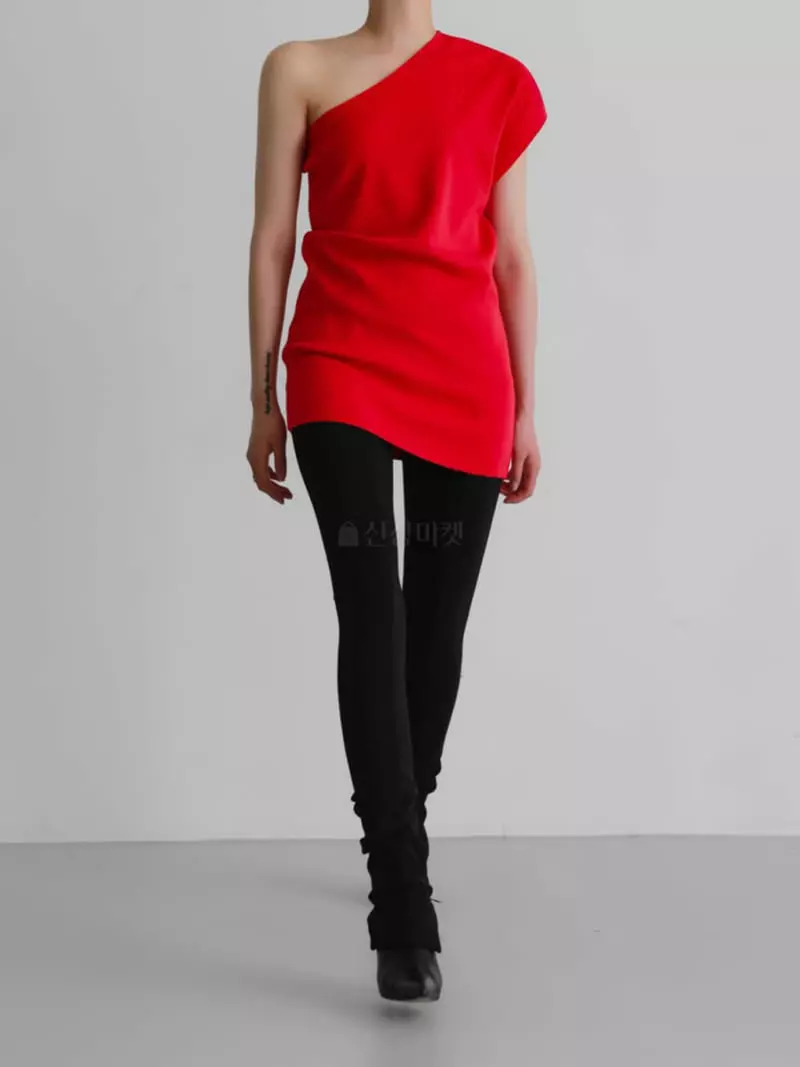 Paper Moon - Korean Women Fashion - #vintageinspired - Side Slit Leggings - 2