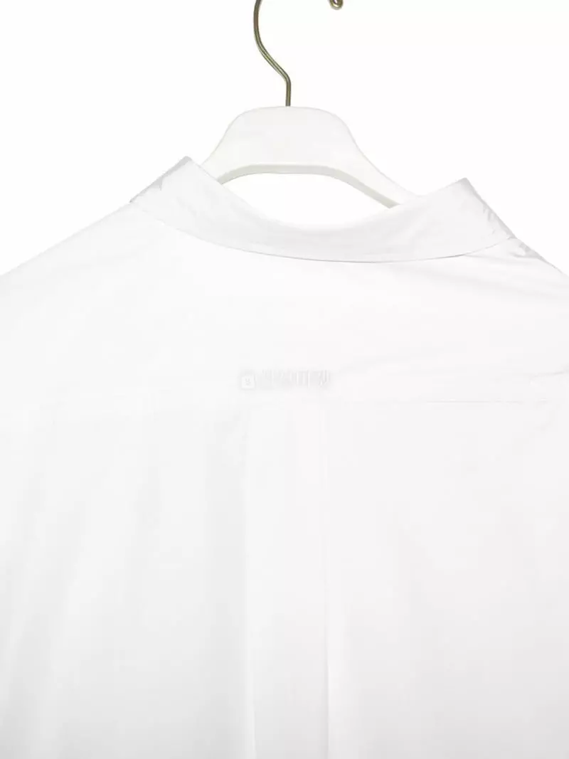 Paper Moon - Korean Women Fashion - #vintagekidsstyle - Unbalance Detail Oversize Button Shirt - 8
