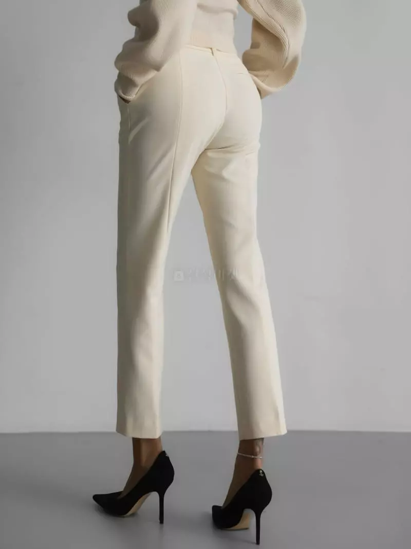 Paper Moon - Korean Women Fashion - #vintagekidsstyle - Perfect Fit Basic Pants - 2