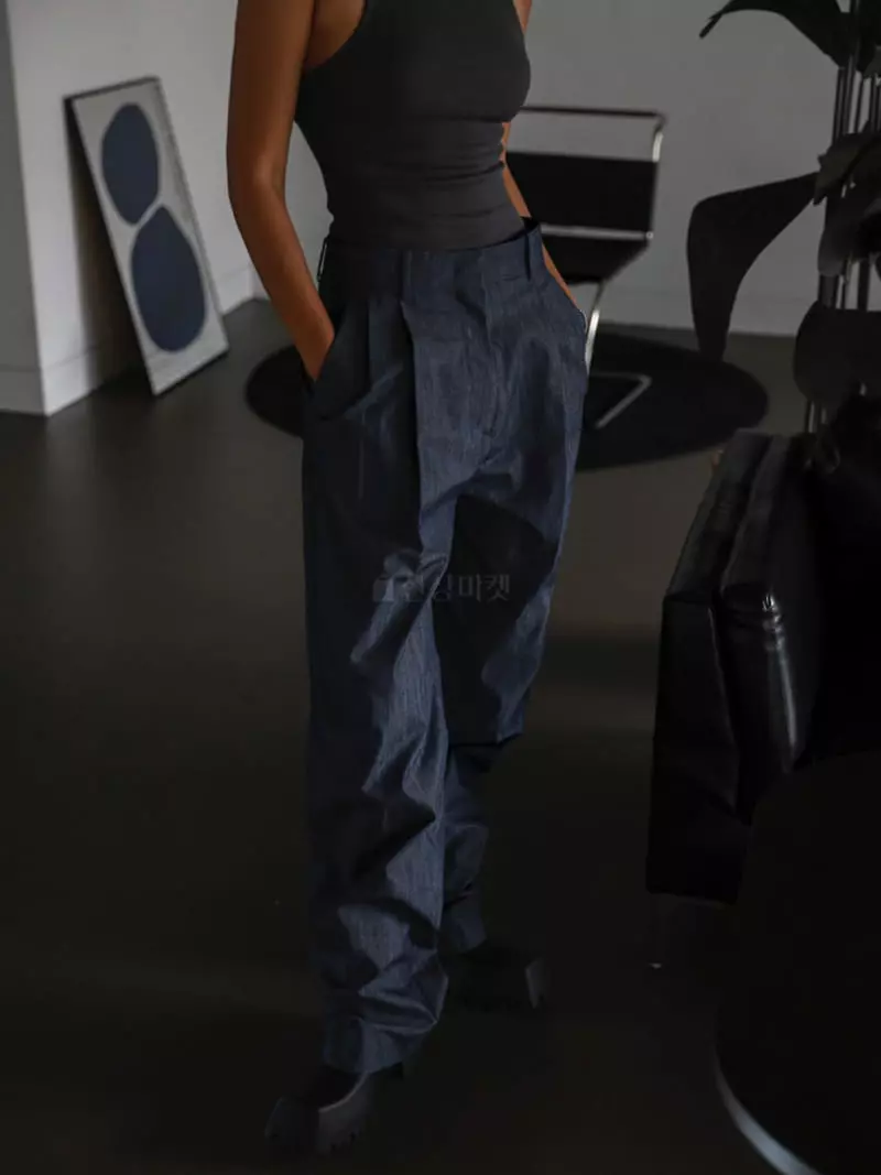 Paper Moon - Korean Women Fashion - #vintagekidsstyle - Double Jeans - 7