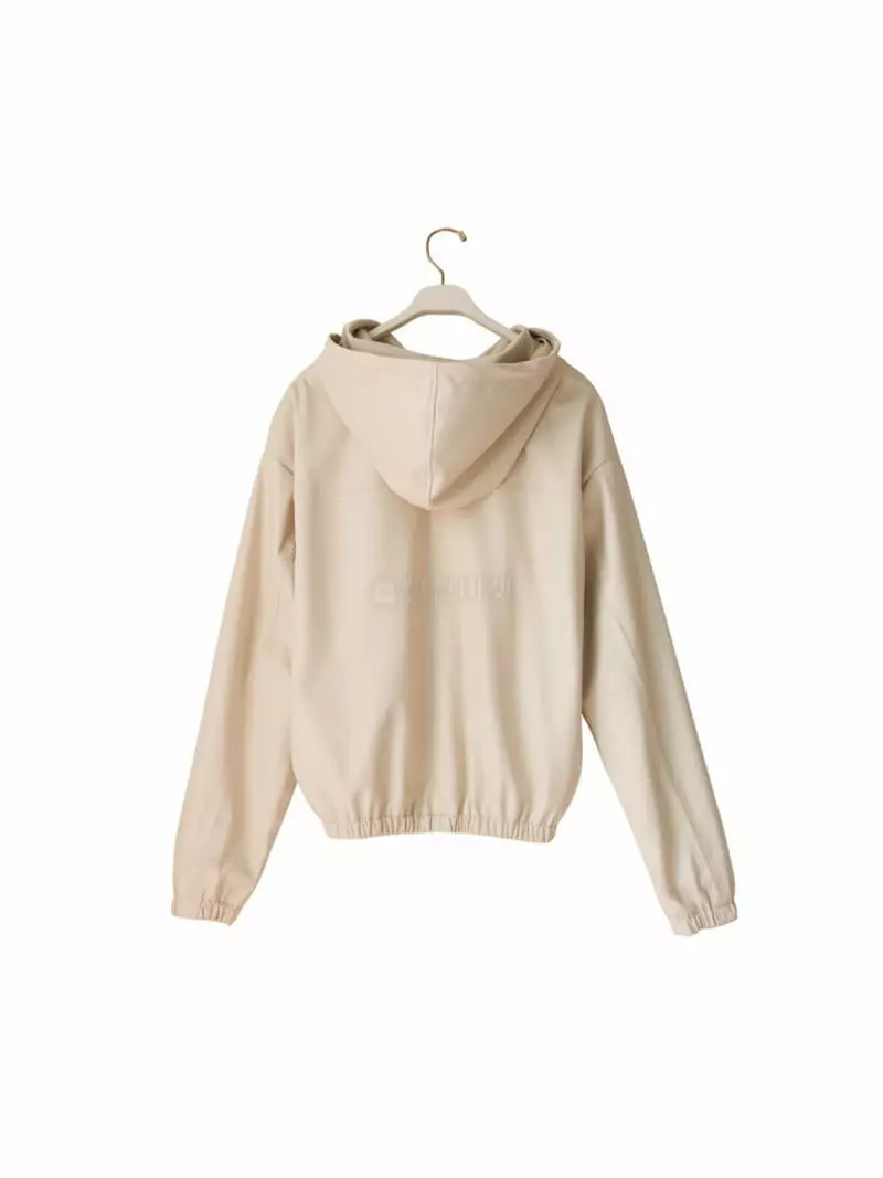 Paper Moon - Korean Women Fashion - #womensfashion - Classic Leather Plain Hoody - 10