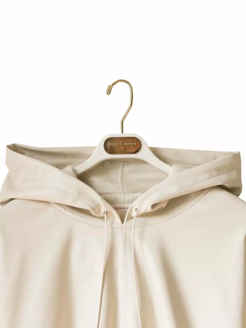 Paper Moon - Korean Women Fashion - #womensfashion - Classic Leather Plain Hoody - 12