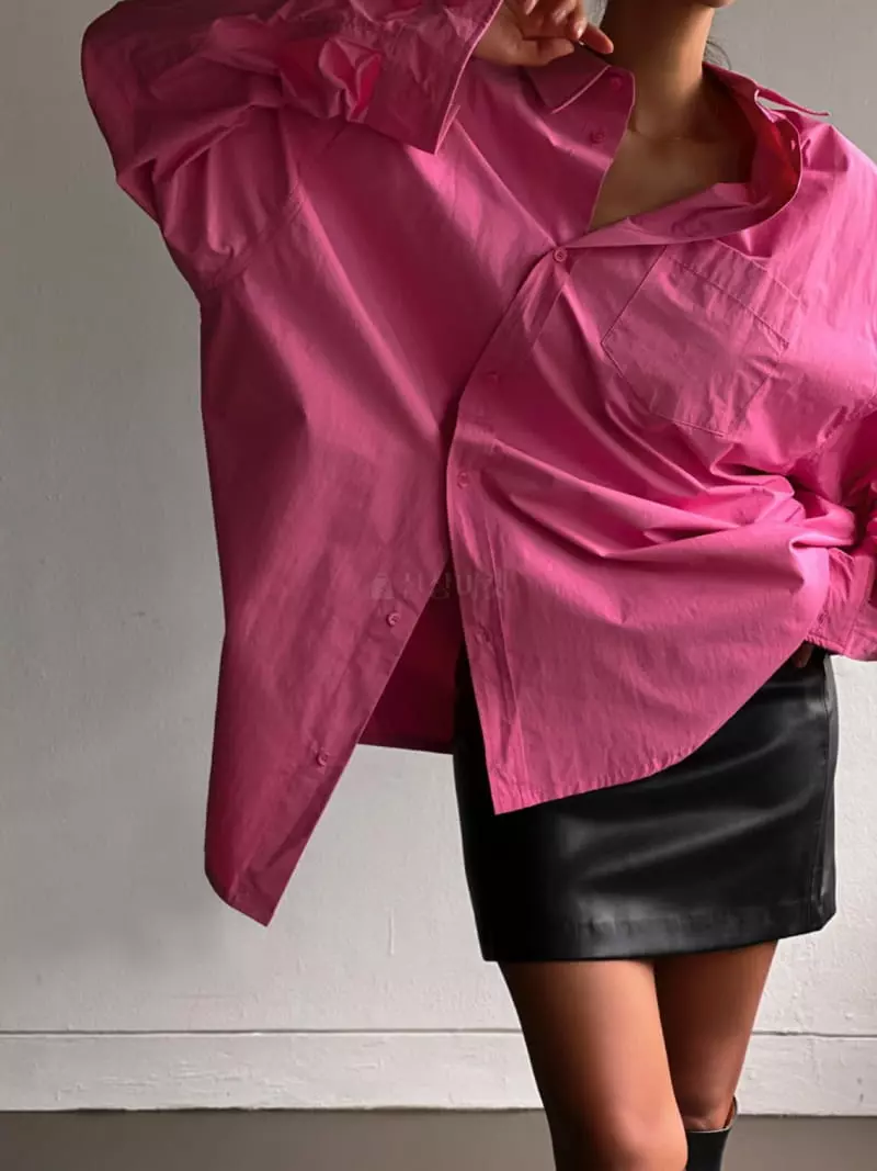 Paper Moon - Korean Women Fashion - #momslook - Classic Leather Mini Skirt - 4
