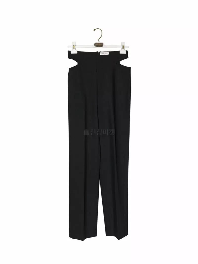 Paper Moon - Korean Women Fashion - #momslook - Waist Split Plare Pants - 4