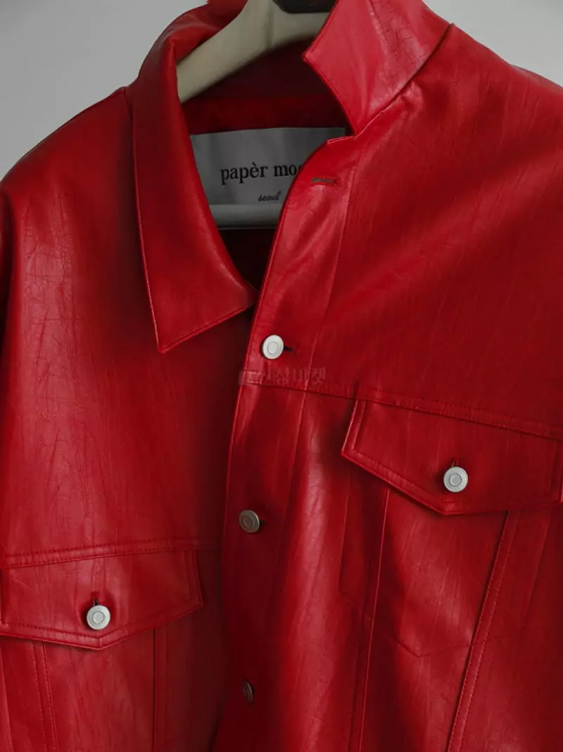 Paper Moon - Korean Women Fashion - #womensfashion - Leather Jacket - 3