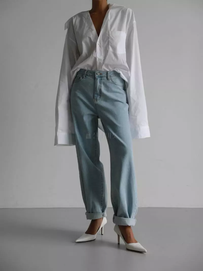 Paper Moon - Korean Women Fashion - #womensfashion - Ice Blue Denim Jeans