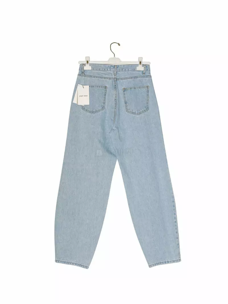 Paper Moon - Korean Women Fashion - #womensfashion - Ice Blue Denim Jeans - 5