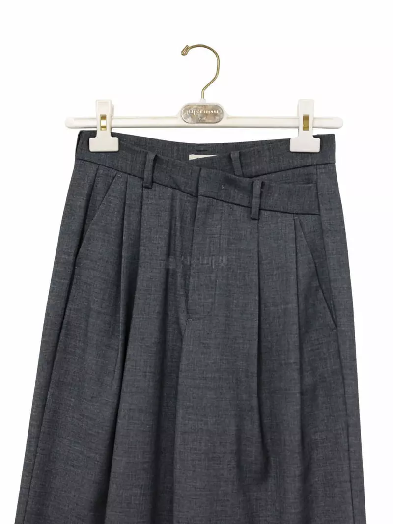 Paper Moon - Korean Women Fashion - #womensfashion - Pintuck Wide Pants - 12