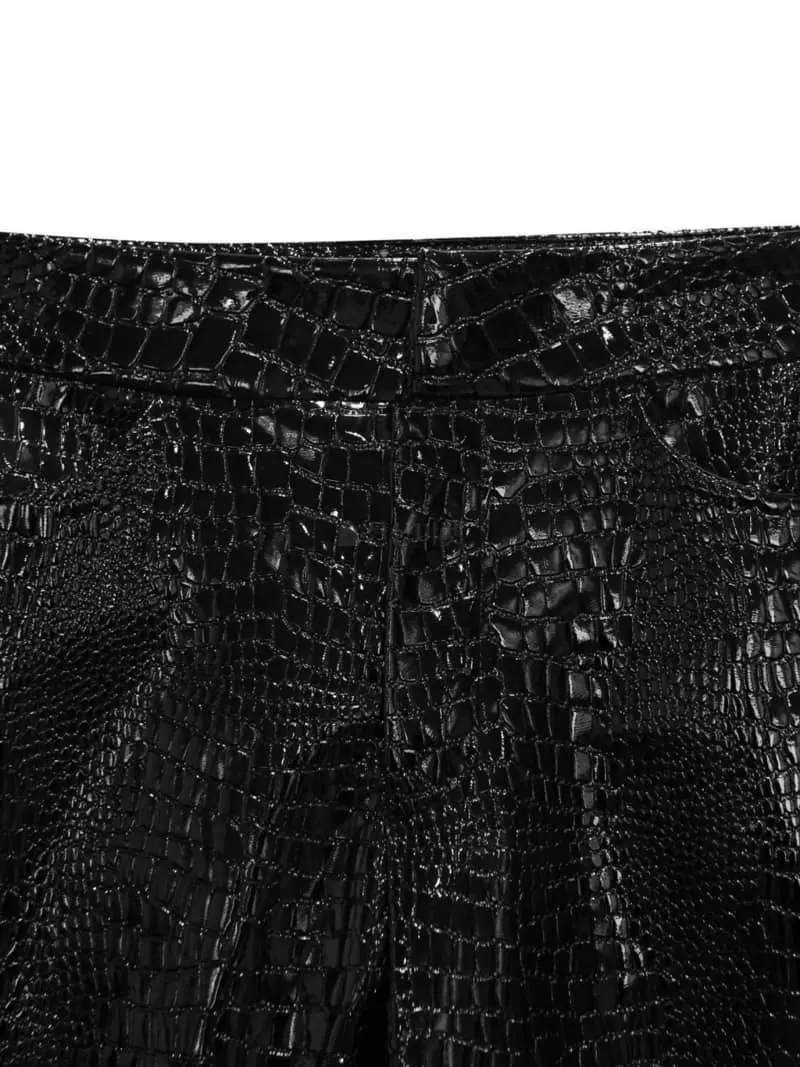 Paper Moon - Korean Women Fashion - #womensfashion - Volume Leather Pants - 9