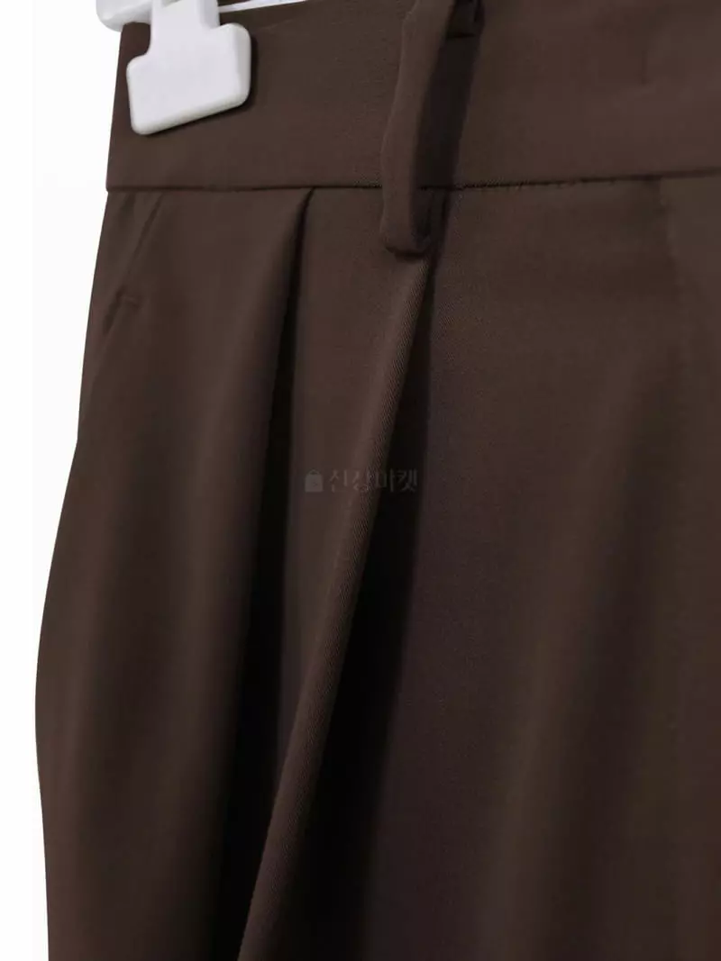 Paper Moon - Korean Women Fashion - #womensfashion - Low Waist Double Pleats Wide Pants - 6