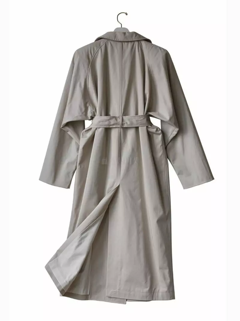 Paper Moon - Korean Women Fashion - #womensfashion - Padded Shoulder Trench Coat - 9