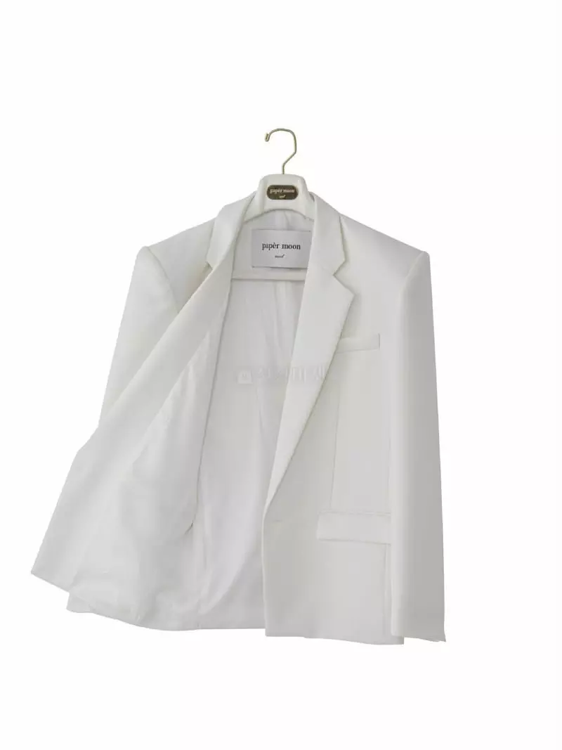 Paper Moon - Korean Women Fashion - #womensfashion - Square Sholder Twilol Jacket - 7