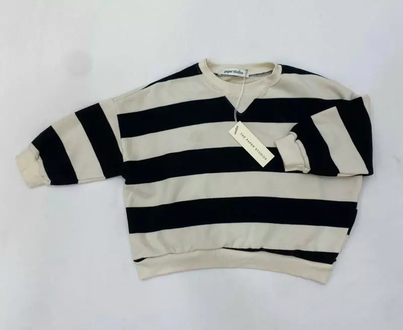 Paper Studios - Korean Children Fashion - #Kfashion4kids - Stripes Sweatshirt - 2