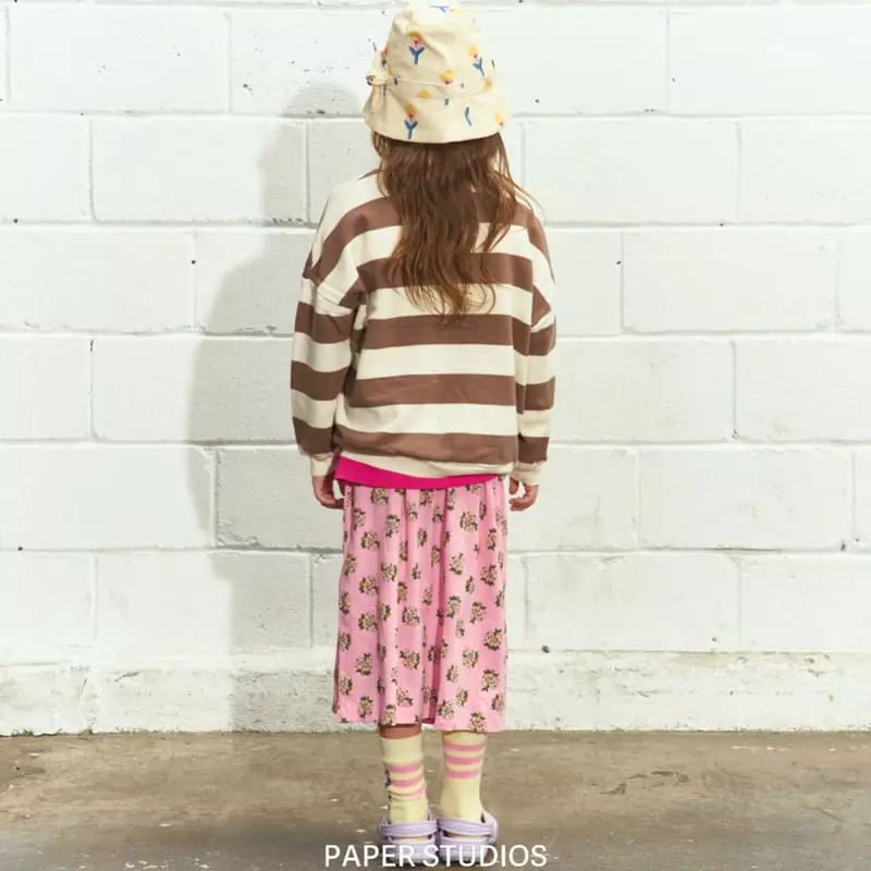 Paper Studios - Korean Children Fashion - #childofig - Stripes Sweatshirt - 7
