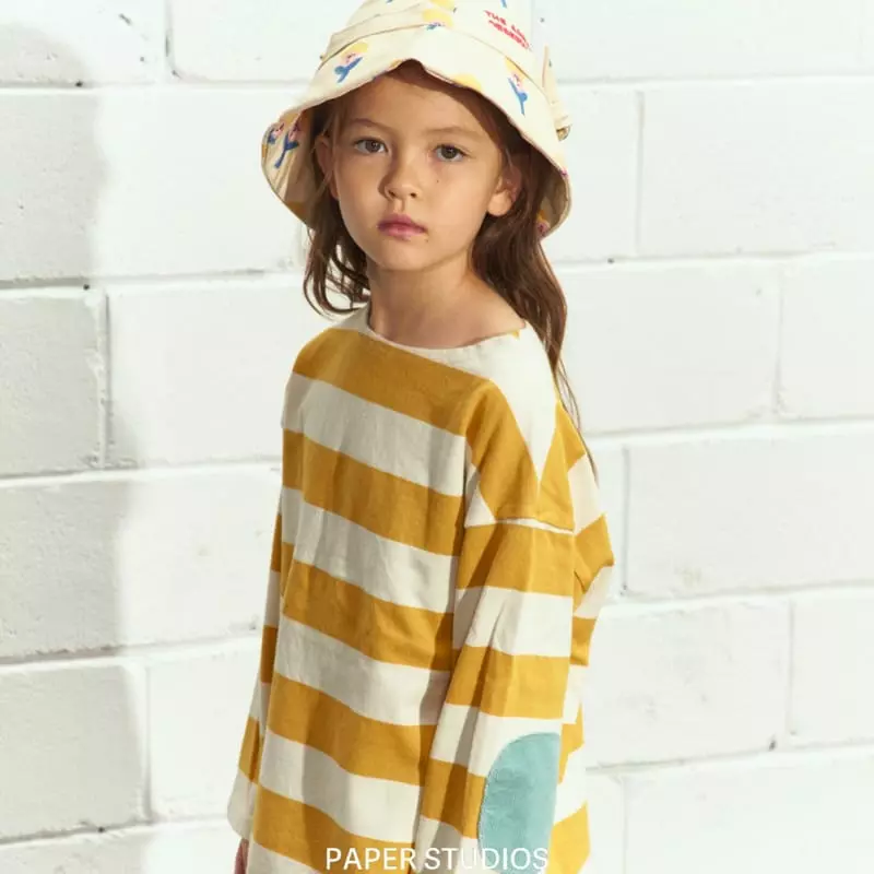 Paper Studios - Korean Children Fashion - #childrensboutique - Stripes Rib Tee