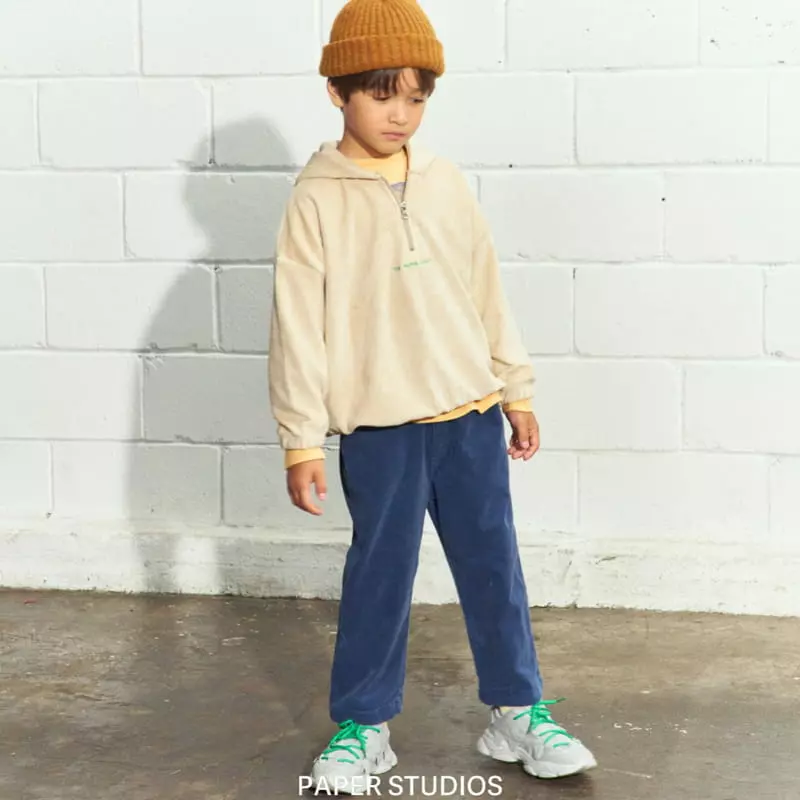Paper Studios - Korean Children Fashion - #designkidswear - Velvet Hooody - 7