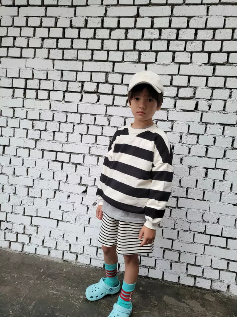 Paper Studios - Korean Children Fashion - #designkidswear - Stripes Sweatshirt - 10