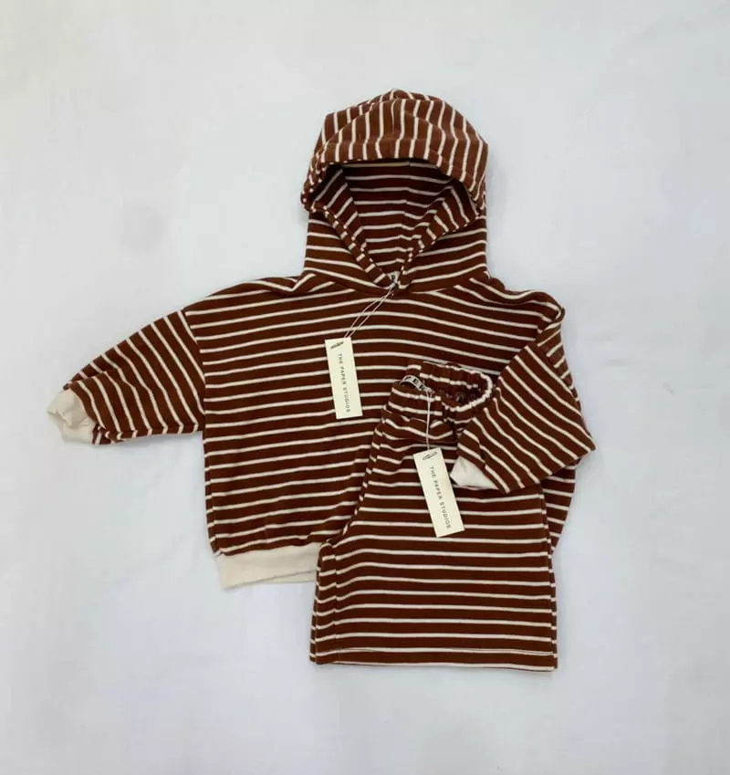Paper Studios - Korean Children Fashion - #designkidswear - Knit Stripes Pants - 8