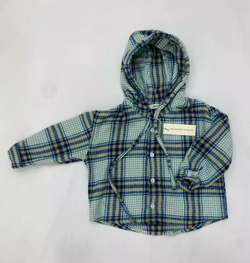 Paper Studios - Korean Children Fashion - #designkidswear - Check Hoody - 3