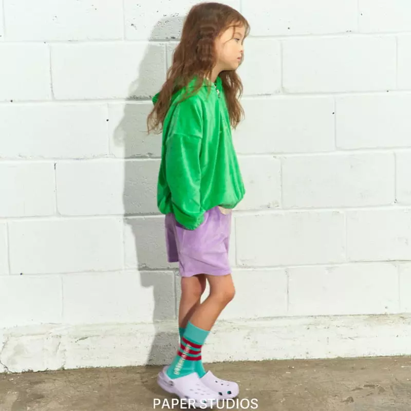 Paper Studios - Korean Children Fashion - #discoveringself - Velvet Shorts - 7