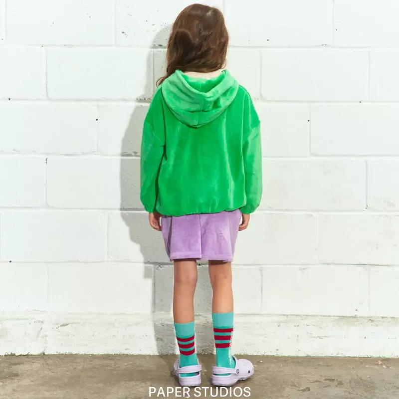 Paper Studios - Korean Children Fashion - #kidsshorts - Velvet Shorts - 9