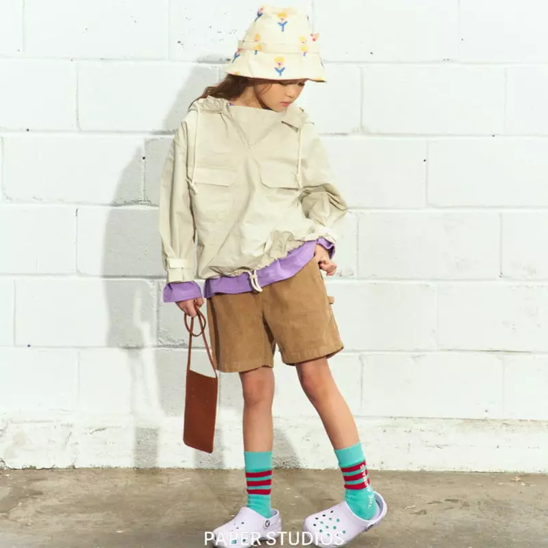 Paper Studios - Korean Children Fashion - #kidsshorts - Acne Hoody