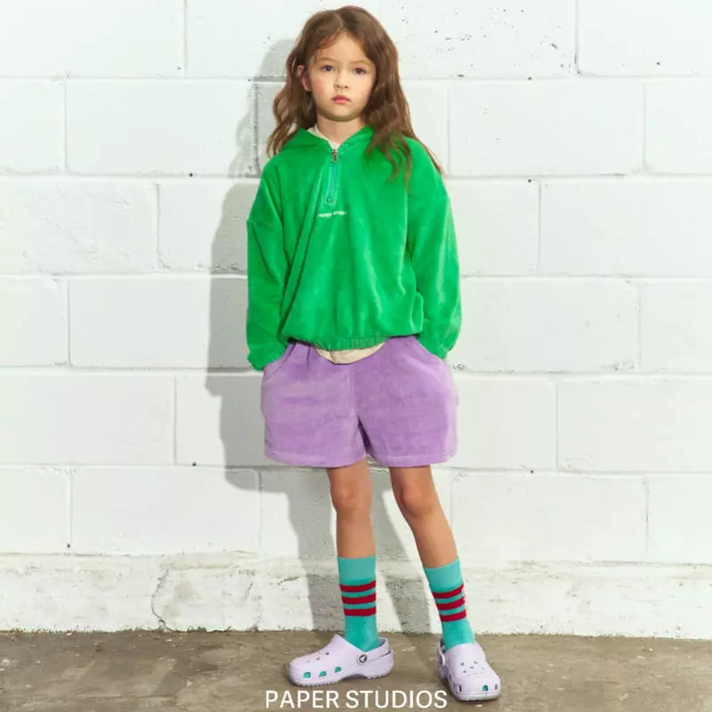 Paper Studios - Korean Children Fashion - #kidsstore - Velvet Hooody - 11