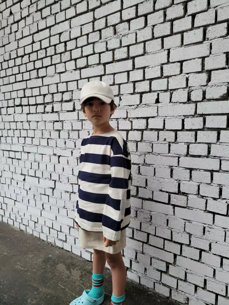 Paper Studios - Korean Children Fashion - #kidsstore - Stripes Rib Tee - 6