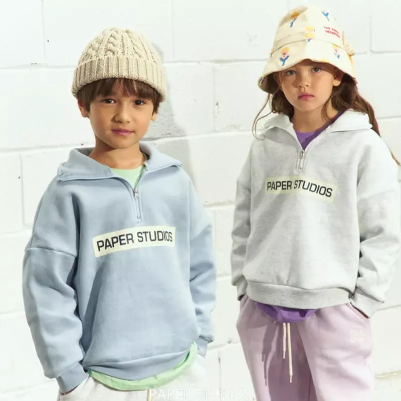 Paper Studios - Korean Children Fashion - #kidsstore - Open Sweatshirt - 5