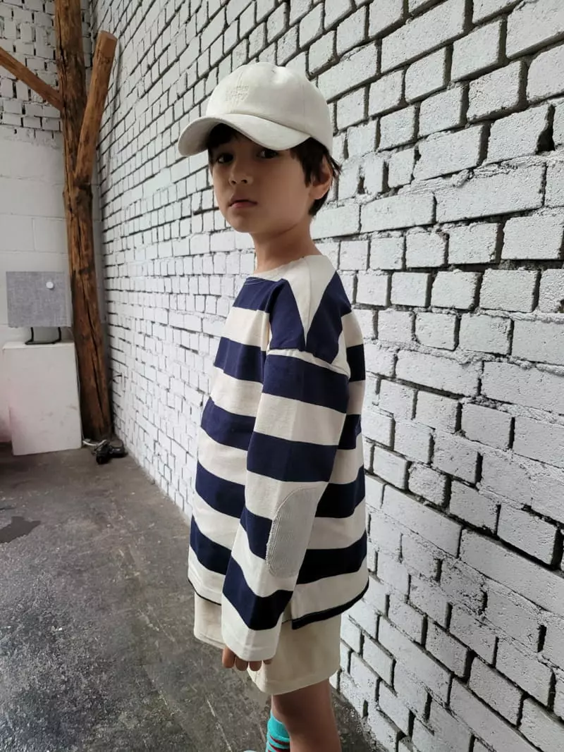 Paper Studios - Korean Children Fashion - #kidzfashiontrend - Stripes Rib Tee - 7