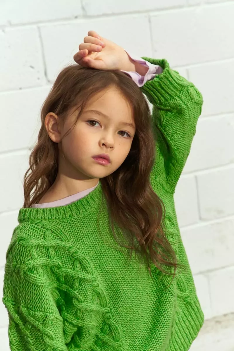 Paper Studios - Korean Children Fashion - #kidzfashiontrend - Uz Twist Knit Tee - 7