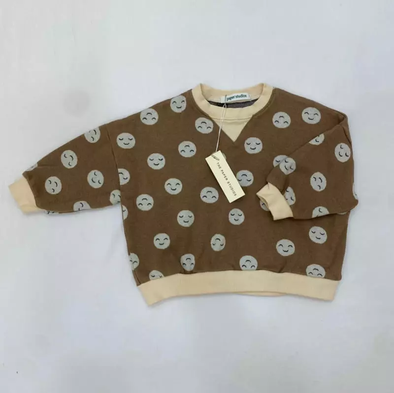 Paper Studios - Korean Children Fashion - #littlefashionista - Smile Sweatshirt
