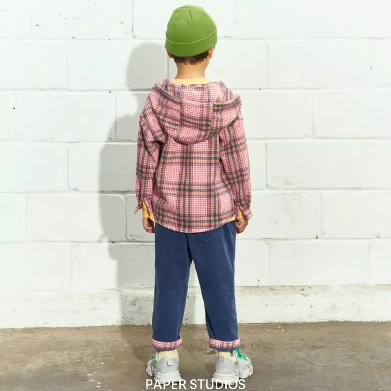 Paper Studios - Korean Children Fashion - #minifashionista - Check Hoody - 12