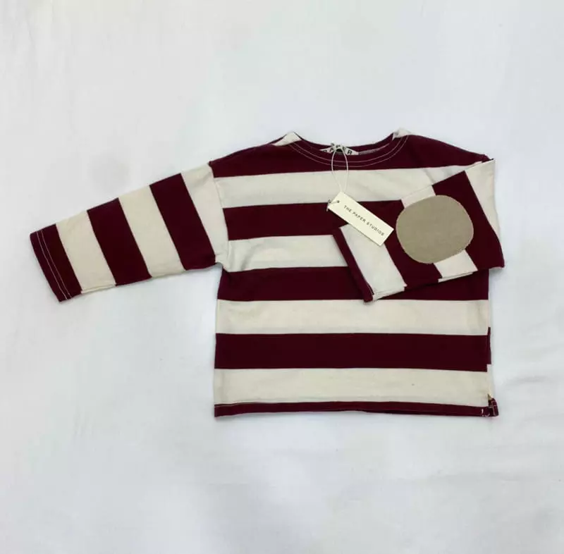 Paper Studios - Korean Children Fashion - #minifashionista - Stripes Rib Tee - 11