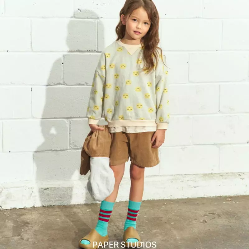 Paper Studios - Korean Children Fashion - #minifashionista - Smile Sweatshirt - 4