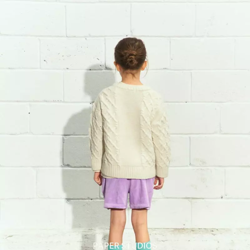Paper Studios - Korean Children Fashion - #prettylittlegirls - Uz Twist Knit Tee - 12