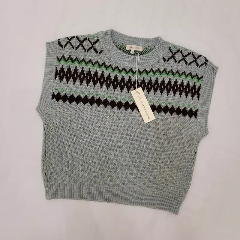 Paper Studios - Korean Children Fashion - #stylishchildhood - Vintage Vest - 6