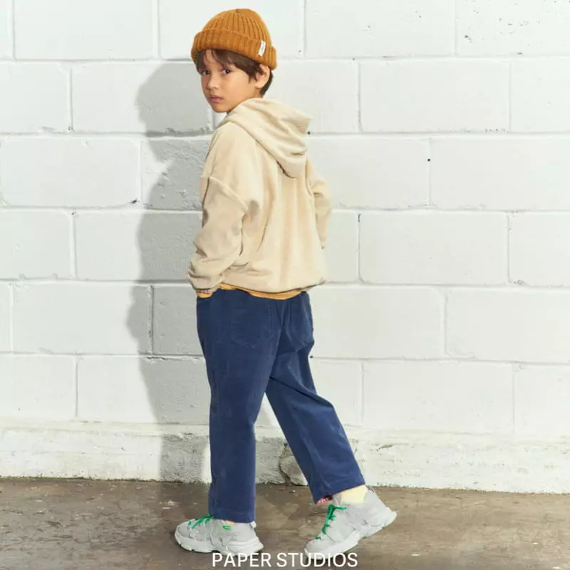 Paper Studios - Korean Children Fashion - #toddlerclothing - Velvet Hooody - 4