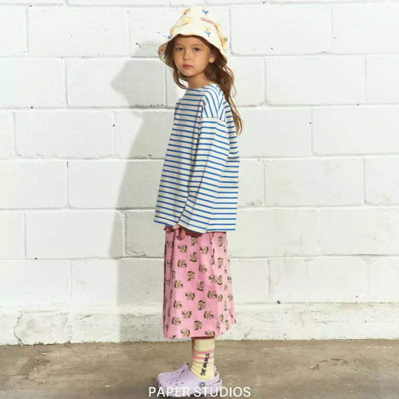 Paper Studios - Korean Children Fashion - #todddlerfashion - 10 Stripes Tee - 11