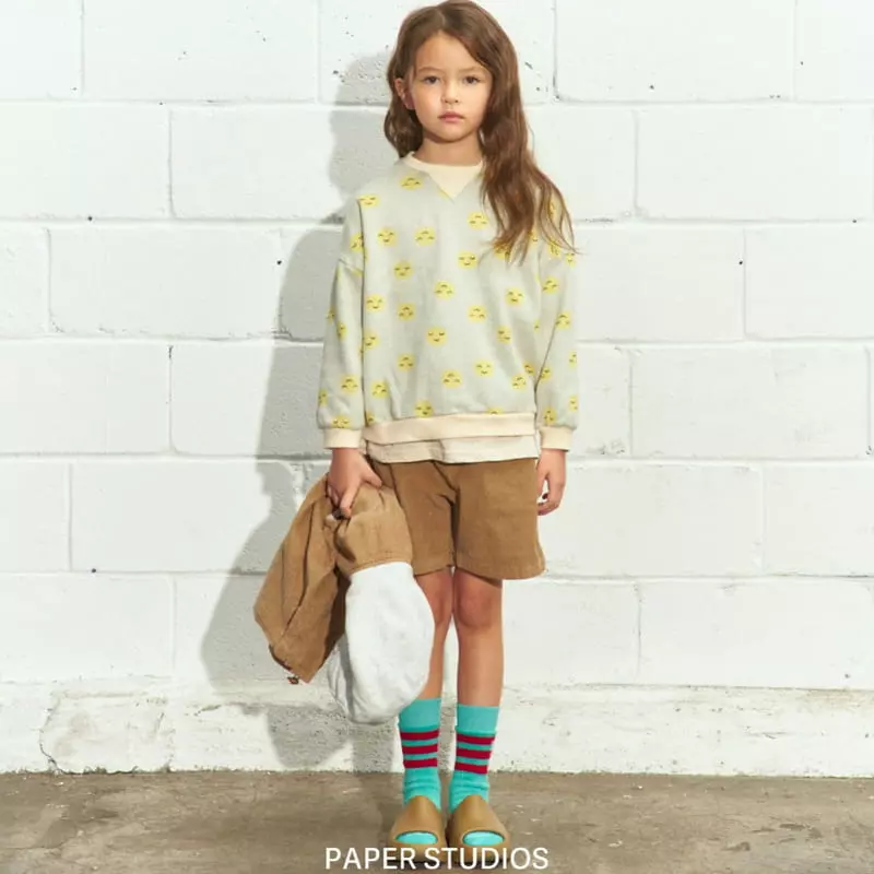 Paper Studios - Korean Children Fashion - #toddlerclothing - Smile Sweatshirt - 6