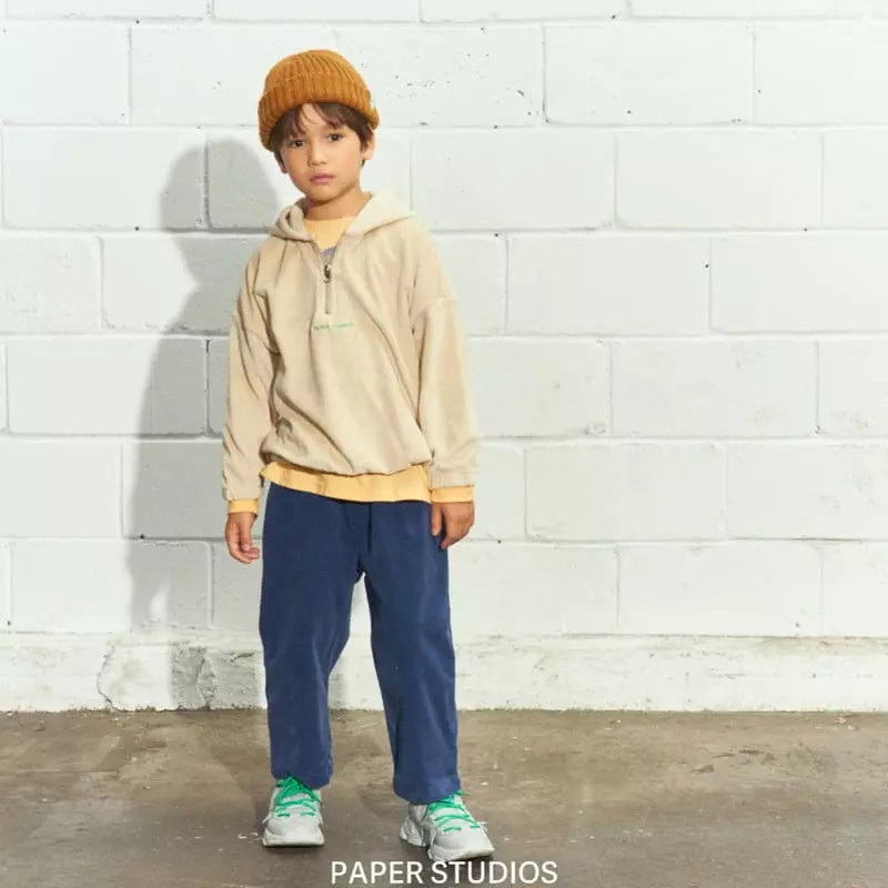 Paper Studios - Korean Children Fashion - #toddlerclothing - Velvet Hooody - 3